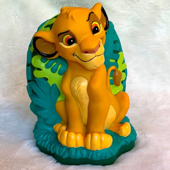 Disney Other - Lion King Simba toy bank by Disney, Just Toys 1994